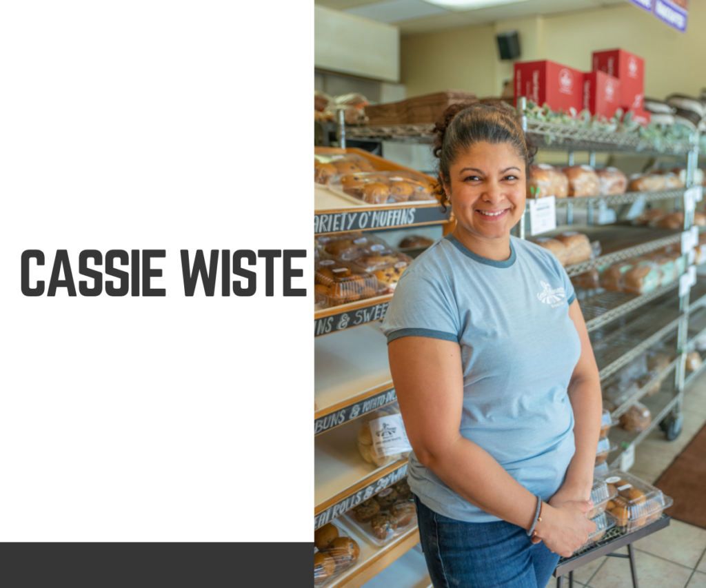 Cassie Wiste is proud to be one of  Fargo's newest business owners. She recently took over North Dakota's only location of Great Harvest Bread Co., a Montana-based bakery chain that specializes in whole-grain breads, muffins and more.